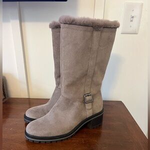 Kelly & Katie Katiyana faux fur-lined mid-calf boots size 9.5